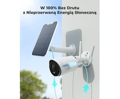 Reolink lauko Wi-Fi stebėjimo kamera Argus Eco 1080p su saulės skydeliu EU-Argus Eco w solar-SR2
