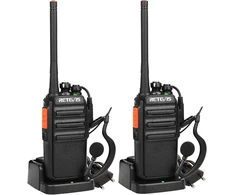 Retevis PMR446 radijo stotelių rinkinys RT24, 16 kanalų, 1100 mAh, EUA9123C