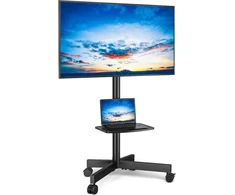 Rfiver mobilus televizoriaus stovas su ratukais 27–60 colių ekranams, VESA 400 × 400 mm, MT2004