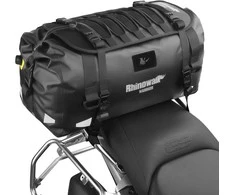 Rhinowalk vandeniui atspari motociklo bagažinė, 40 l poliesterio kelioninė torba, juoda