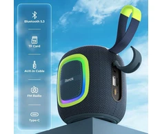Rienok belaidė Bluetooth kolonėlė, IPX5 atspari vandeniui, RGB apšvietimas, 15 val. veikimas, S2
