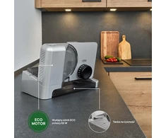 Ritter elektrinė maisto pjaustyklė, metalinis korpusas, 65 W, sidabrinė, 515.001