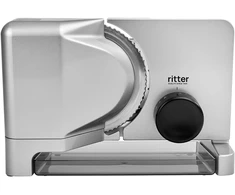 Ritter elektrinė maisto pjaustyklė, metalinis korpusas, 65 W, sidabrinė, 515.001