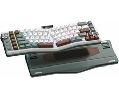 RK ROYAL KLUDGE A72 ergonomiška belaidė mechaninė klaviatūra 68 % 72 klavišai QWERTY 7500 mAh