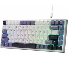 RK ROYAL KLUDGE C84 HE mechaninė žaidimų klaviatūra, 84 klavišai, Rapid Trigger, RGB, laidinė
