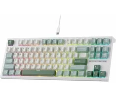 RK ROYAL KLUDGE C87 HE mechaninė žaidimų klaviatūra, 87 klavišai, RGB, magnetiniai Hall jungikliai, USB-C