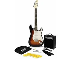 RockJam Sunburst Pilno dydžio elektrinės gitaros komplektas