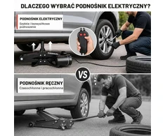 ROGTZ elektrinis automobilinis žirklinis keltuvas 2 t su įrankių dėklu R-2BX