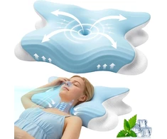 Rokehr ergonominė ortopedinė kaklo pagalvė iš atminties putų 62 × 42 cm ZSY302