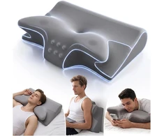 Rokehr ergonominė viskoelastinė kaklo pagalvė miegui 60 × 43 cm, ZSY379