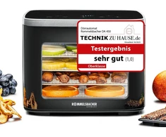 Rommelsbacher maisto džiovyklė 500 W, reguliuojama temperatūra 35–80 °C, 5 nerūdijančios plieno padėklai, DA 450