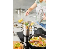 Rösle wok keptuvė su keramika ProCera, 28 cm, nerūdijantis plienas 18/10, indukcijai, 13362