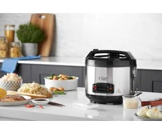 Russell Hobbs daugiafunkcis parinis ryžių virimo puodas 1,2 l, 500 W, baltas, 27080-56