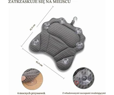 RUVINCE ergonomiška vonios pagalvė 4D su galvos, kaklo ir nugaros atrama Orcalo-YGZ05