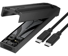 SABRENT M.2 NVMe SSD dėklas su USB-C, USB 3.2 Gen 2 10 Gb/s, 2230–2280, EC-PNVO