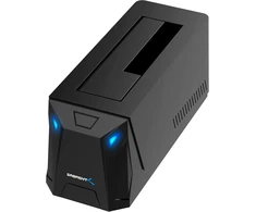 SABRENT SATA SSD ir HDD diskų dokas USB-C 10 Gb/s, 2.5 ir 3.5 col., DS-UC1B