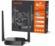 Šakotuvas Tenda 4G LTE maršrutizatorius 300 Mbps, LTE Cat4, 2 keičiamos antenos, 4G03 Pro