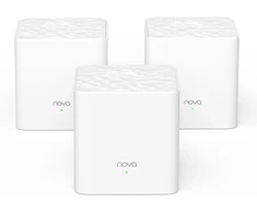 Šakotuvas Tenda Nova MW3-3 Wi-Fi Mesh sistema, 3 vnt., AC1200, iki 300 m²