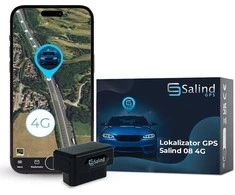 Salind GPS 4G automobilio OBD2 vietos nustatymo įrenginys su gyvu sekimu ir geozona Salind 08 4G