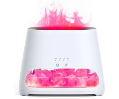 Drėkintuvas SALKING eterinių aliejų difuzorius su liepsnos efektu, 150 ml, 8 LED, SK200250WFR