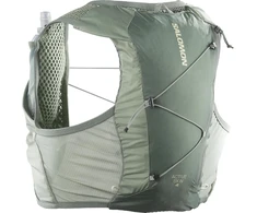 Salomon bėgimo liemenė Active Skin 4 unisex 4 l talpos ir gertuvėmis, žalia, M dydis