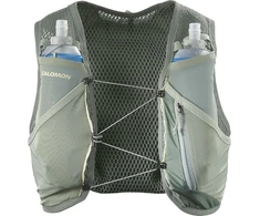Salomon bėgimo liemenė Active Skin 4 unisex 4 l talpos ir gertuvėmis, žalia, M dydis
