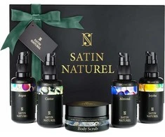 Satin Naturel Organinis kūno priežiūros rinkinys 5x30 ml