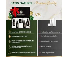 Satin Naturel Organinis kūno priežiūros rinkinys 5x30 ml