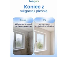 Sausintuvas BonAura drėgmės sugėriklis be elektros iki 23 m² su 680 g granulėmis AirOne Neo