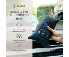 Sausintuvas CUQOO automobilio drėgmės sugėriklis 1kg su neslystančiu kilimėliu