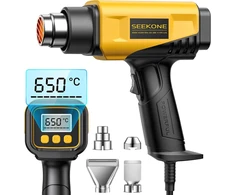SEEKONE karšto oro pistoletas 2000 W su LCD ekranu, 50–650 °C, SDL-2818
