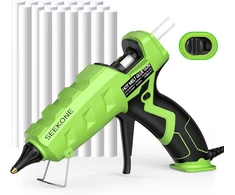 SEEKONE karštų klijų pistoletas 60/100 W su 20 klijų lazdelėmis NL-233