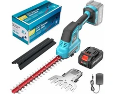 Seesii akumuliatorinės 2‑in‑1 žolės ir krūmų žirklės SH300, 150 mm peilis, 4000 mAh