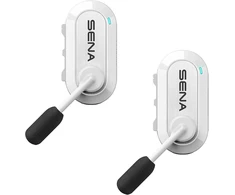 Sena belaidė komunikacijos sistema BiKom 20 su Bluetooth 4.0, aktyvia triukšmo slopinimu, USB-C, 20 g, balta