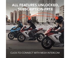 Sena Bluetooth ausinės motociklui su Harman Kardon garsu, trijų mygtukų valdymu, Mesh funkcija 50R-02