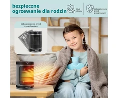 SereneLife elektrinis keraminis PTC šildytuvas 1500 W su Wi‑Fi ir termostatu SLSPCHTRW3GY