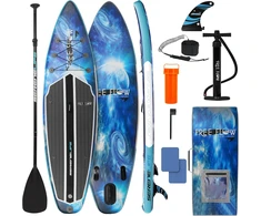 SereneLife pripučiama irklentė SUP 320x81 cm, PVC, 15 cm storio, SLSUPB872