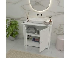 shelfmade Kaimiško stiliaus vonios spintelė