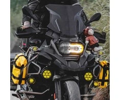 Shkalacar vandeniui atsparus motociklo rėmo šoninis krepšys, 8 l, PVC, juoda, ZTU9931109169147YG