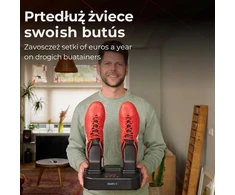 ShoeDry elektrinė batų džiovyklė su jonų technologija, 100 W, 45 °C, 8719689946081