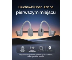 SHOKZ atviros ausies ausinės su kauliniu perdavimu, Bluetooth 5.4, IP68, 32 GB MP3