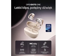 SHOKZ belaidės atviros ausinės su Dolby Audio, Bluetooth 5.4, 40 val. veikimas, OpenDots ONE