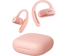 SHOKZ belaidės atviros ausų ausinės su mikrofonu, Bluetooth 5.2, IP54, OpenFit Air, rožinės