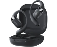 SHOKZ OpenFit 2 belaidės atviros ausies ausinės su mikrofonu, Bluetooth 5.0, IP55, juodos