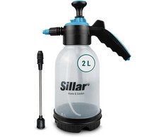 Sillar sodo slėginis purkštuvas su 2 l talpa, 22 cm ilgio lance ir reguliuojama antgaliu
