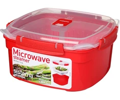 Sistema mikrobangų garintuvas, 2,4 l, raudonas, 1102ZS