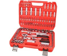 SIXTOL įrankių rinkinys 108 vnt. CrV plieno, mechaninis, metalinėje lagamino dėžėje SX3030