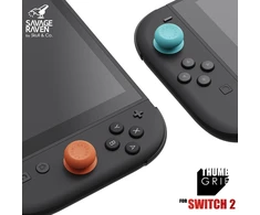 Skull &amp; Co. Nintendo Switch 2 Joy-Con nykščių svirtelių antgaliai, 3 poros, NS2TG-BK