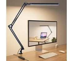SKYLEO LED stalinė lempa su spaustuku, 12 W, 5 spalviniai režimai, A018