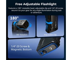 SmallRig įkraunama mini LED žibintuvėlis EDC, 400 lm, IP65, magnetinis pagrindas, 5710
